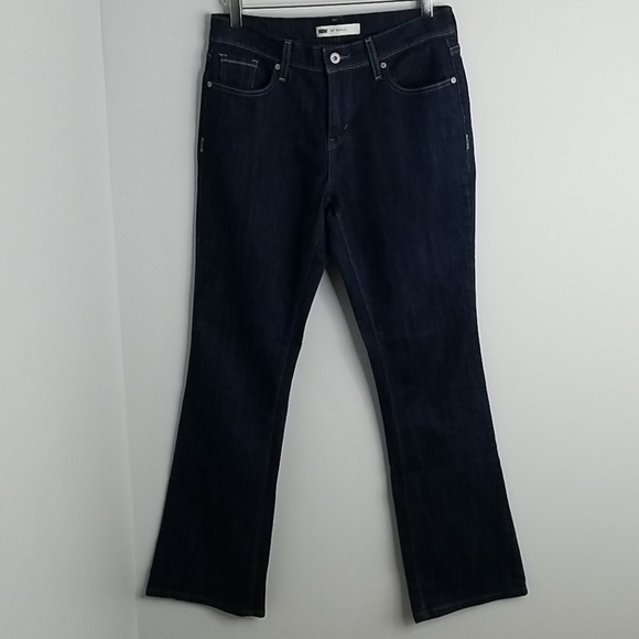 Levi's 515 dark blue boot cut jeans size 6 - Picture 3 of 9